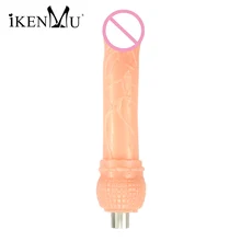 iKenmu Well Made Dildo Attachments Sex Machine Attachments Silicone Dildo for 3XLR Connector Sex Machine Accessories Dildo