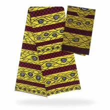 Модальная эластичная атласная шелковая ткань Африканская мягкая восковая ткань с принтом 2 ярда шифон 4 ярда audel modell ИМИТИРОВАННАЯ Анкара ткань 101406