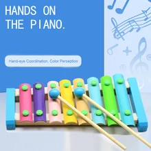 Музыкальный инструмент, игрушка, деревянный ксилофон, детские развивающие игрушки, развивающие игрушки для детей, развивающие игрушки, подарки для детей