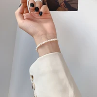Moda coreana pietra naturale d'acqua dolce bianco perla braccialetto gioielli donna di lusso 2020 nuovi accessori regalo di san valentino