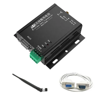 

2.4G RS232 RS485 2KM DTU full duplex wireless rs232 transmitter frequency hopping DTU data transfer unit