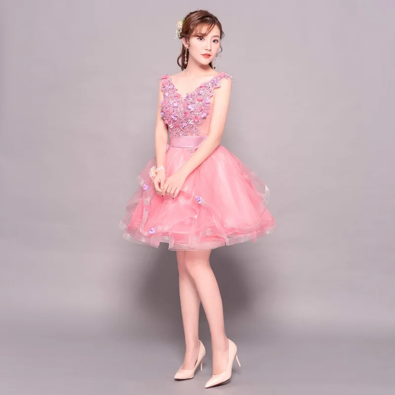 Quinceanera Dress New Gryffon Elegant V-neck Ball Gown Sweet Floral Print Vestidos Quinceanera Dresses Robe De Bal