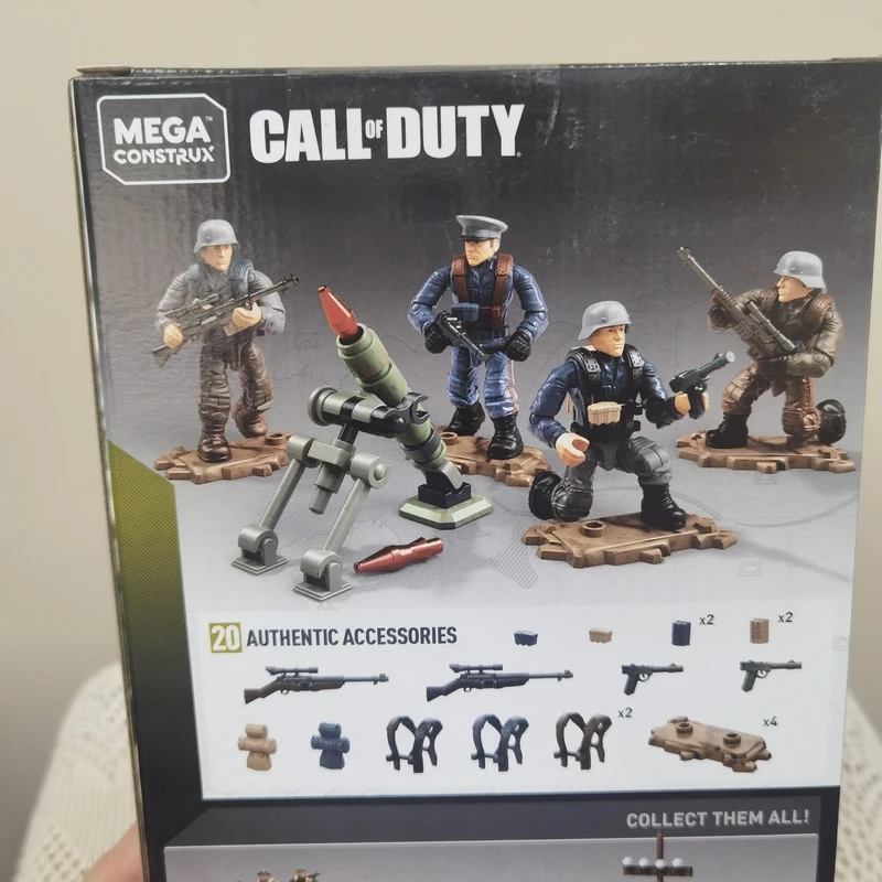 Mega Construx Call of Duty Enemy Soldiers WWII SEALED COMPLETE FVG04 COD BLOKS 