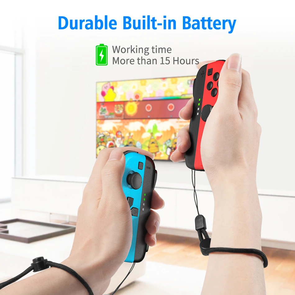 Ceny OIVO przełącznik Joy Con kontroler dla Nintendo joystick bezprzewodowy Joycon L R 2 gamepady przełącz akcesoria kontrolery pasek na rękę