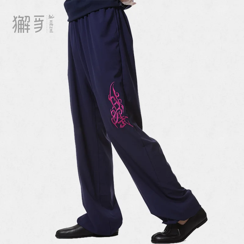 

Clothing Colorful Training Lantern Pants Martial Arts Performance Pants Tai Chi Cambric Pants Instructor Appearance Martial Arts
