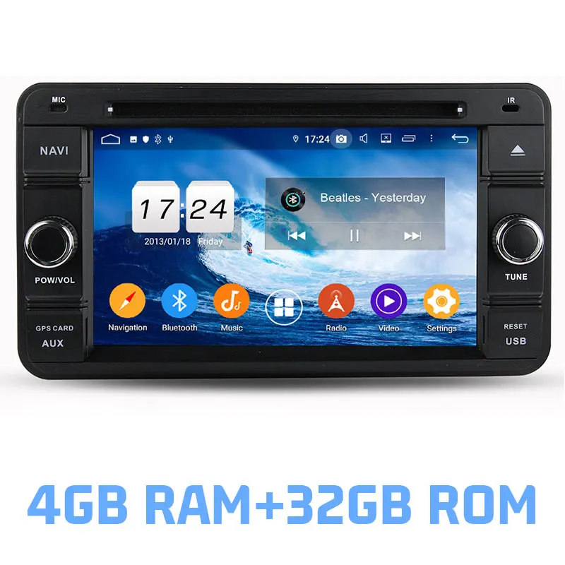 4GB RAM and 32GB ROM Ips DSP Android 9,0 4 Гб Оперативная память 64 Гб Встроенная память автомобильный DVD плеер, Wi-Fi, 4G Bluetooth Радио RDS gps карта для SUZUKI Jimny 2007 2008 2009-2013 - Цвет: 4GB RAM and 32GB ROM