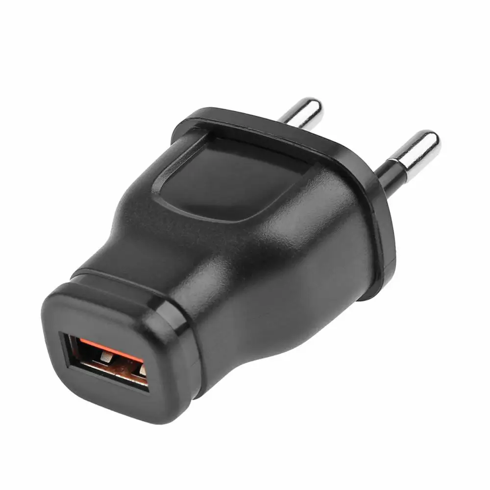 Быстрая зарядка USB зарядное устройство DC 5V 1A EU/US настенный адаптер для мобильного телефона для Meizu samsung Xiaomi huawei - Тип штекера: Black EU