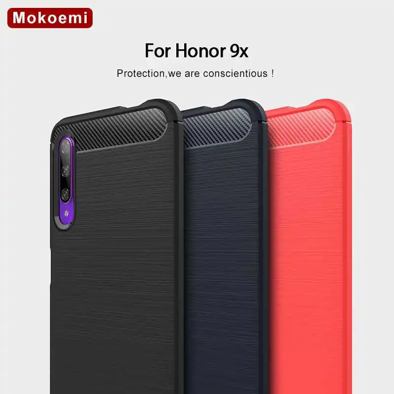 

Mokoemi Fashion Shock Proof Soft Silicone 6.59"For Huawei Honor 9x Case For Huawei Honor 9x Pro Cell Phone Case Cover