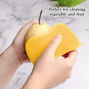 

4pcs Silicone Dish Washing Brush Soap Shape Bowl Cleaning Brush Dish Pan Kitchen Cleaner Washing Tool Dropshipping