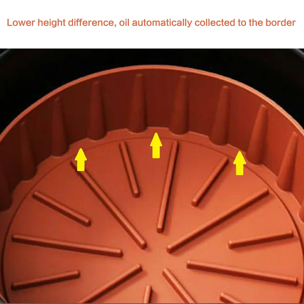Силиконовый коврик для фритюрницы безопасный пищевых продуктов аксессуары