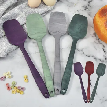 

Manufacturers Direct Selling Silicone Scraper High-temperature Resistant Wood Grain Marbling Cake Cream Blade Stir Shovel Bakery