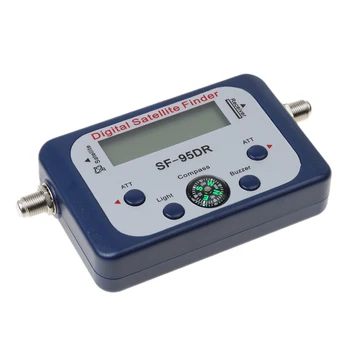 

1x Digital Satellite Signal Finder with Compass Buzzer LCD Dish SF-95DR
