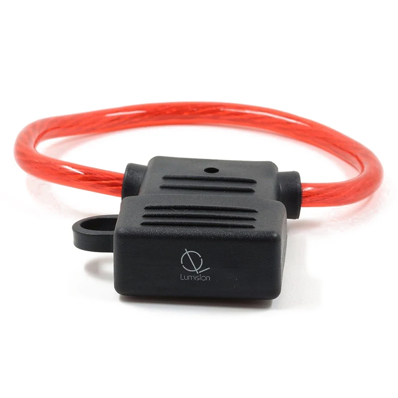 8 AWG Калибр Макси лезвие держатель предохранителя встроенный провод 12-24V вольт