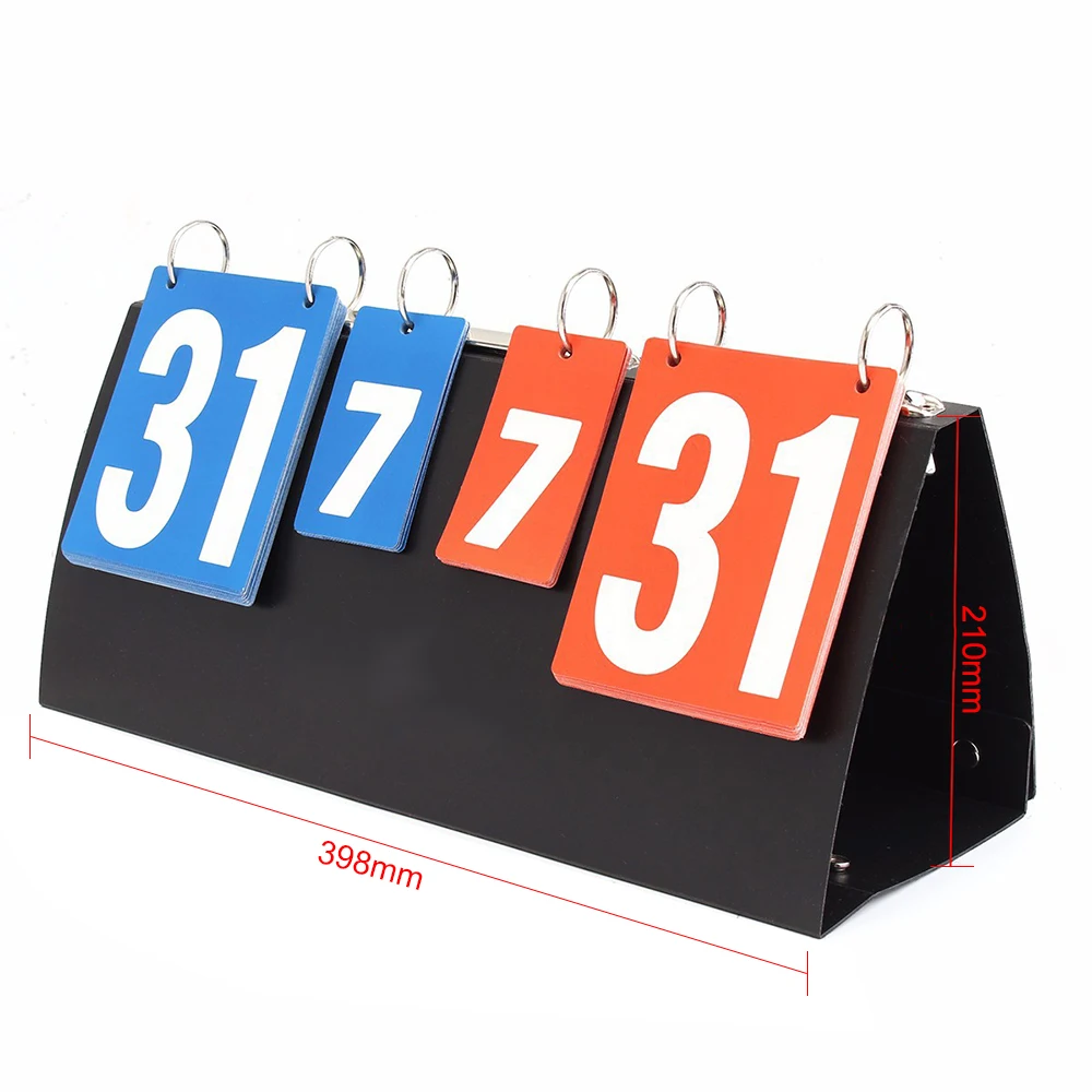 4 цифры футбол доска табло для подсчета очков спортивные рефери для занятий Баскетболом Футбол бадминтон волейбол оборудование для настольного тенниса