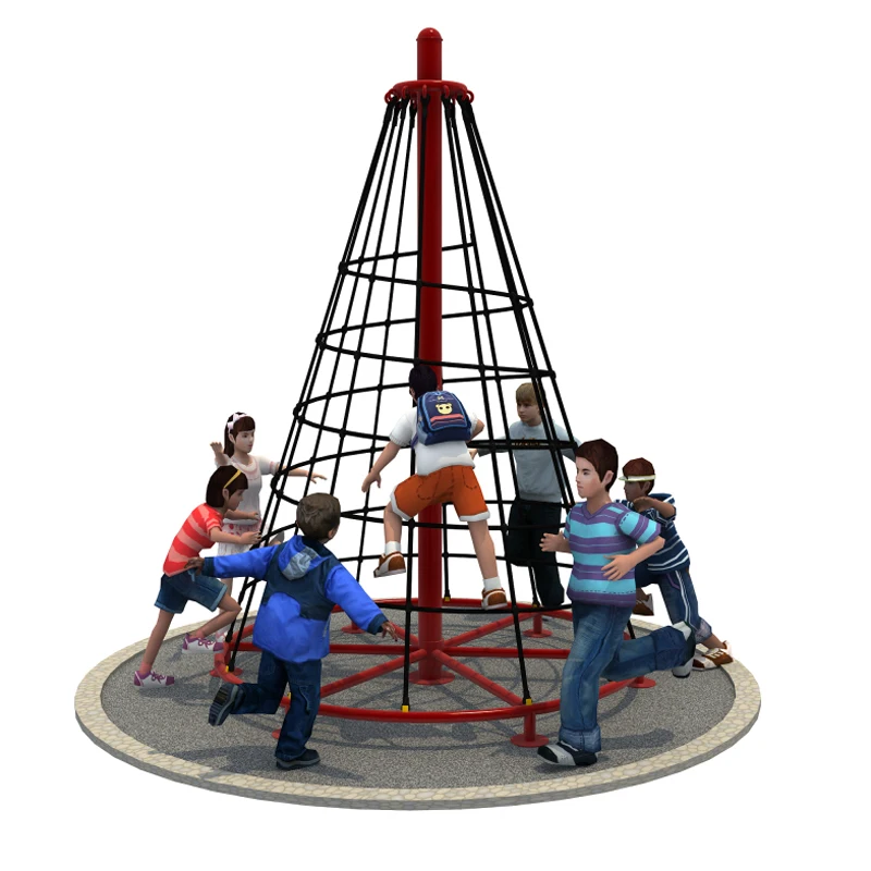 

Customized Outdoor Physical Play Series Children Net Rope Climbing Equipment FX17921 Amusement Entertainment Park