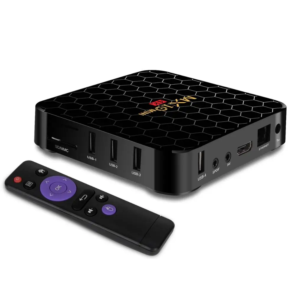 XGODY MX10 Мини ТВ коробка Android 9,0 с Google Assistant четырехъядерный Allwinner H3 Smart tv Box