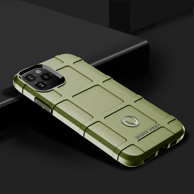 

Rugged Shield Case For iPhone 11 Pro XS Max Case Shockproof Soft Full Cover For iPhone 7 8 6S Plus 11 Pro XS Max XR Back Covers