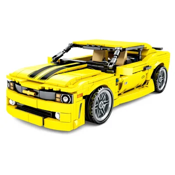 

701504 Technic series the Chevrolet Camaro model Building Block set Classic back force Car-styling toys for children