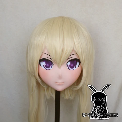 

(RK9164)Top Quality Handmade Female Resin Cosplay Japanese Role Play Kigurumi Mask Crossdresser Doll Transgender Mask