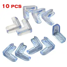 10 шт силиконовый защитный чехол для подушки с кромкой стола, прозрачная защитная угловая Накладка для детей