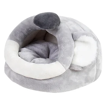 

1pc Pet Sleeping Bed Soft Adorable Pet Sleep Nest Hamster Nest for Home Winter Pets