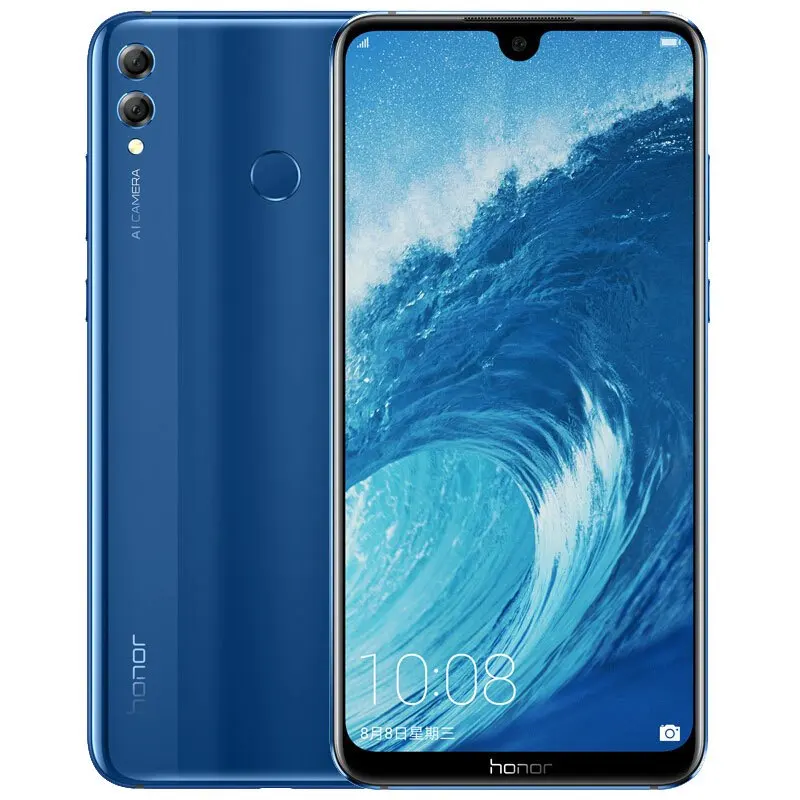 Оригинальный Honor 8X MAX 4G LTE мобильный телефон 6 Гб RAM 128 ГБ ROM 16.0MP + 8.0MP 2.0MP 7 12 &quot2244x1080