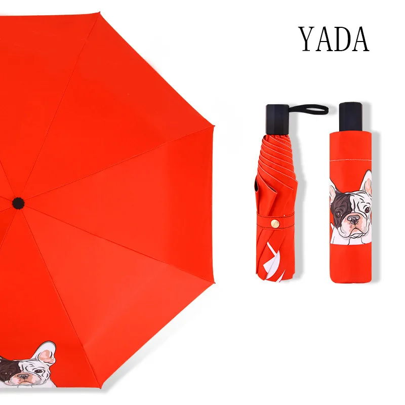

YADA INS High Quality Pet Dog Umbrella Parasol Rain Women uv Cartoon Umbrella For Women Windproof Sun Animal Umbrellas YS200006