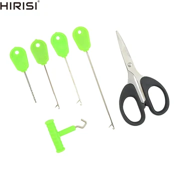 

Carp Fishing Tool Kit Bait Needle and Scissors Knot Tool 6 in 1 Kit