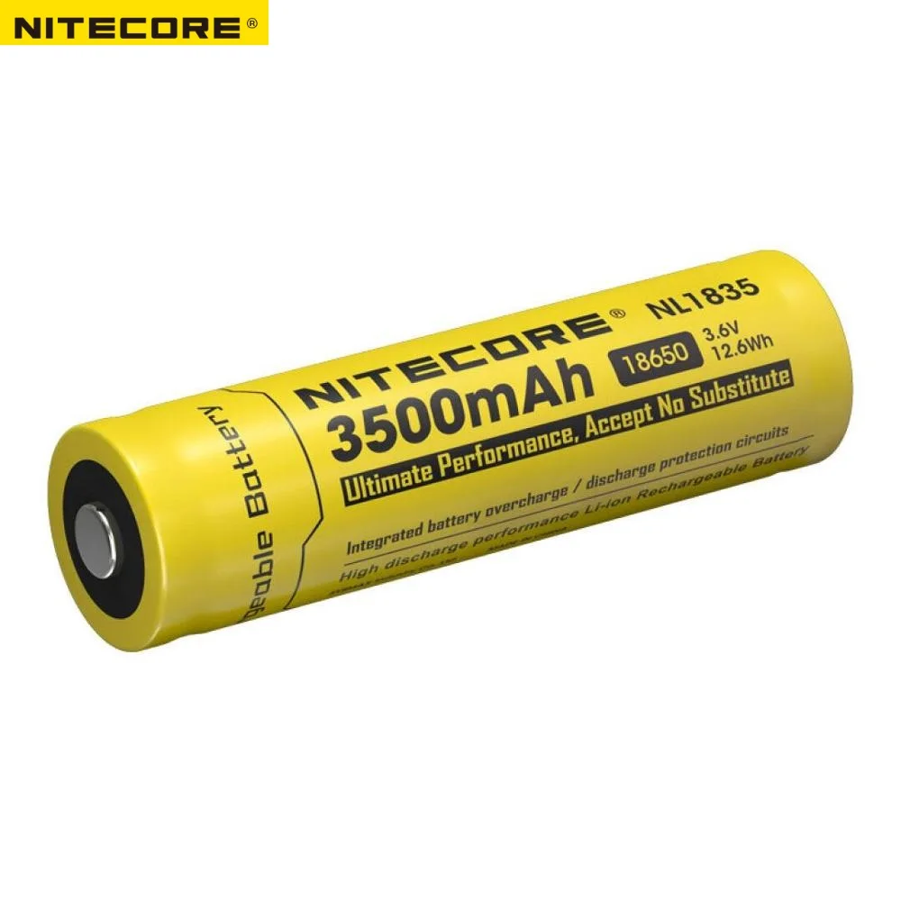 NITECORE NL1835 NL1832 NL1826 NL1823 аккумуляторная батарея 18650 Li-on