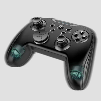 

Wireless Bluetooth Modular Game Controller Joystick 6-axis Gyroscope Asymmetric Double Vibration Gamepad for Switch/Lite for PC