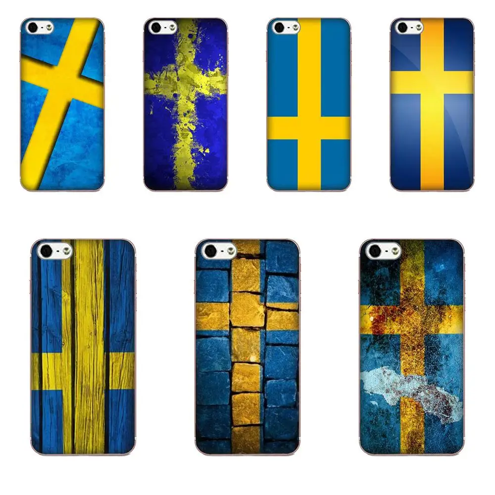 Soft Cell Case For HTC Desire 530 626 628 630 816 820 830 One A9 M7 M8 M9 M10 E9 U11 U12 Life Plus Sweden Flag | Мобильные телефоны
