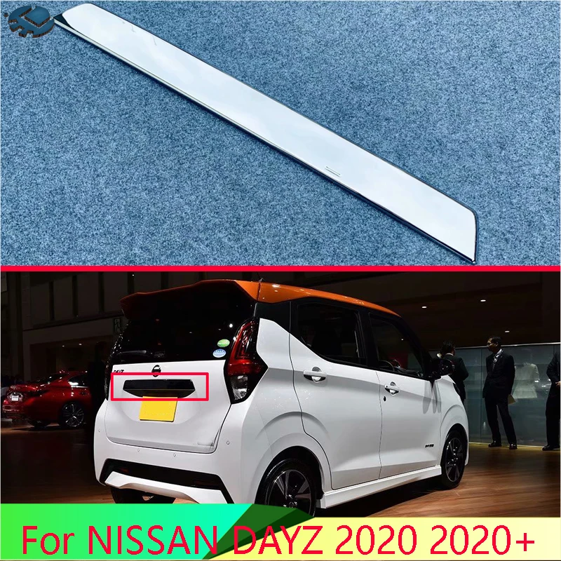 

Для NISSAN DAYZ 2020 + автомобильные аксессуары ABS Хромированная Задняя Крышка багажника для багажника