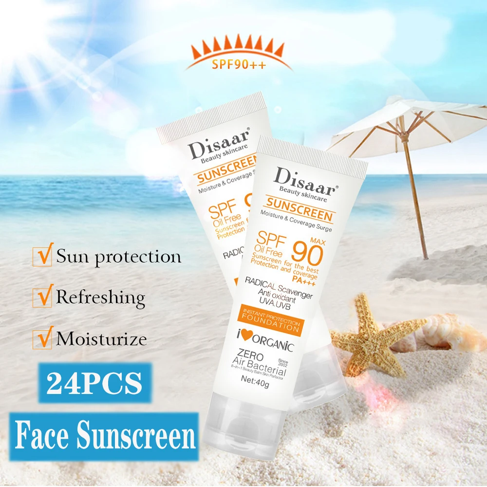 Wholesale Sunscreen Spf 90 Face For Black Oily Skin Moisturizing