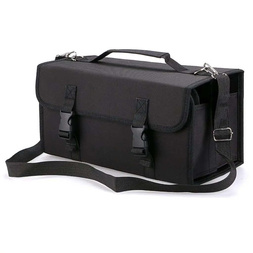Marker 120 Holders Organizer Case Storage So On Fits From 15Mm To 22Mm Diameter Black | Канцтовары для офиса и дома