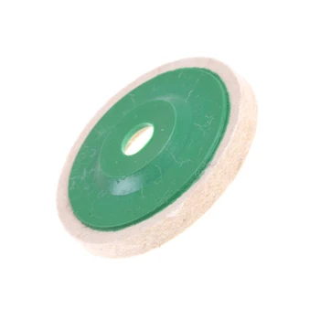 

4 Wool Felts Buffing Car Detail Polishing Wheel Pads For Angle Grinder Polisher