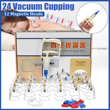 

2-32pcs Chinese Medicine Cupping sets Generic Suction Cups Vacuum Cans Cup kits body Healthy Care anti cellulite Therapy Suction