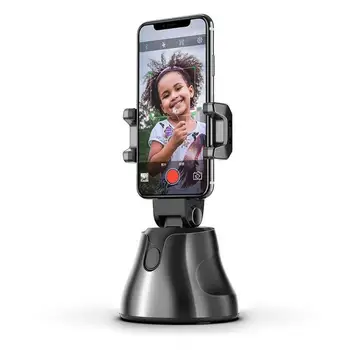 

New Portable Handheld Gimbal Stabilizer 360° Rotation Tracking Smart AI Gimbal for Vlog Live Video Record For Phone Camera