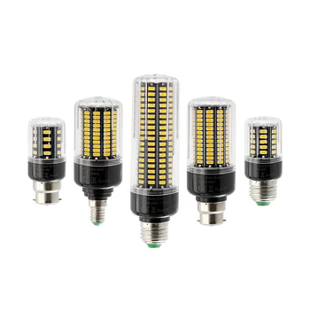 

2pcs /lot LED Corn Bulb No Flicker E27 E14 3W 5W 7W 9W 12W 15W 20W SMD5736 B22 220V 110V Lamp AC 85V-265V Light For Chandelier
