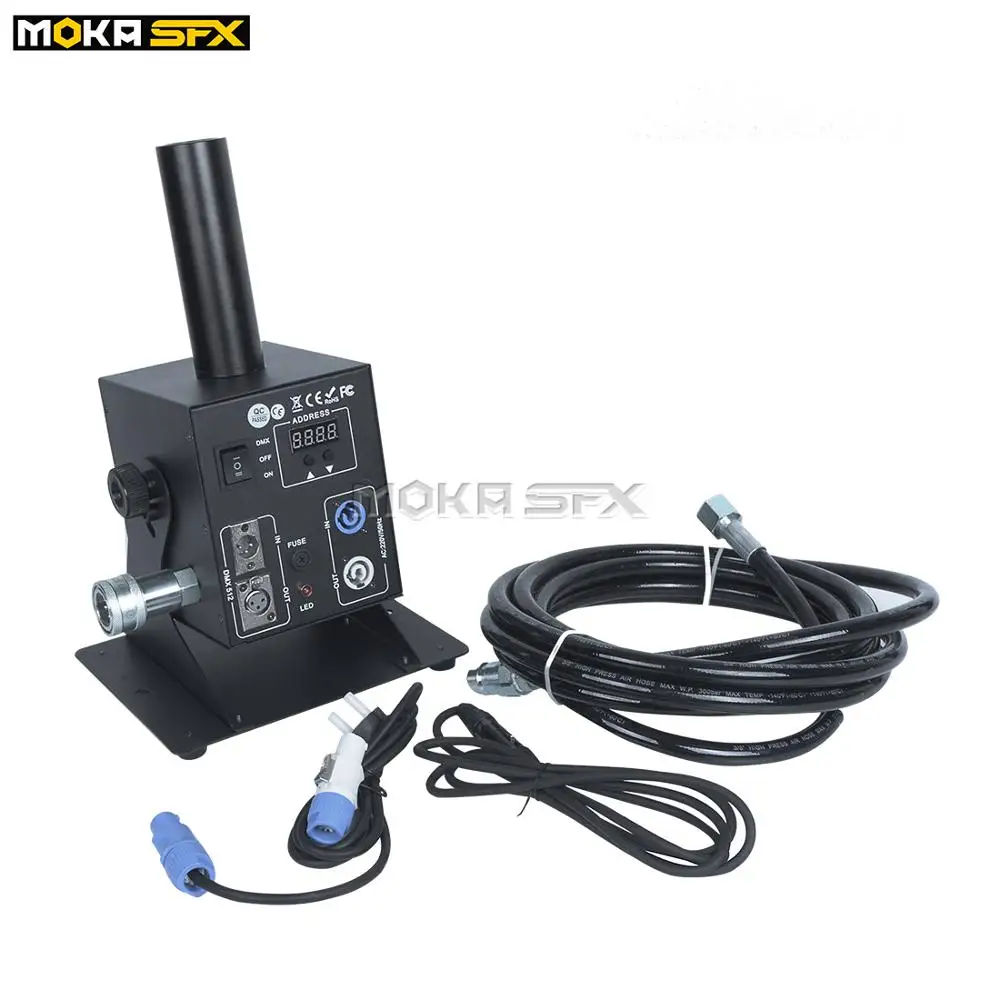 

6pcs Angle Adjustable Co2 Column Machines Stage Special Effect with LCD Display DMX Control for Disco Show Club Stage Party