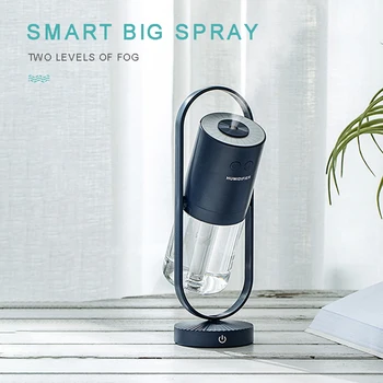 

Portable USB Negative Ion Humidifier Mini 200ml Ultrasonic Mist Air Purifier With Night Light For Car Office Home Bedroom