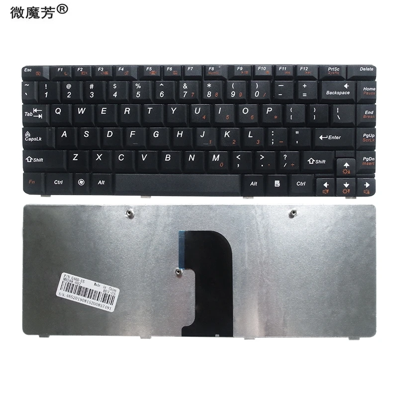 Черная новая английская клавиатура для ноутбука Lenovo G460 G460A G460E G460AL G460EX G465 |