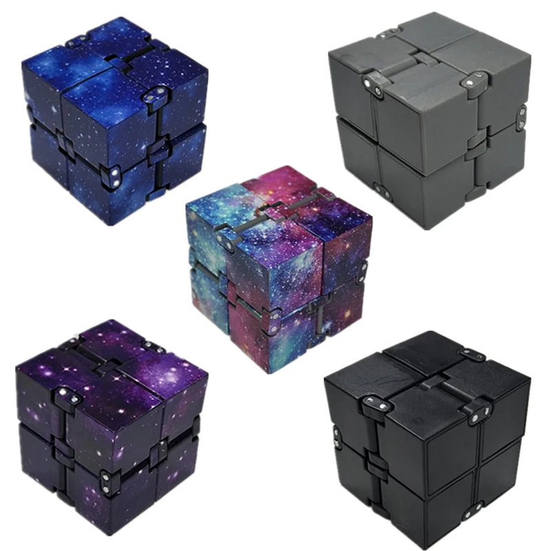 Cubo antiestrés para niños y adultos, juguetes dados de descompresión para aliviar el estrés, bloques de cubos, Juguetes Divertidos, el mejor regalo, regalos