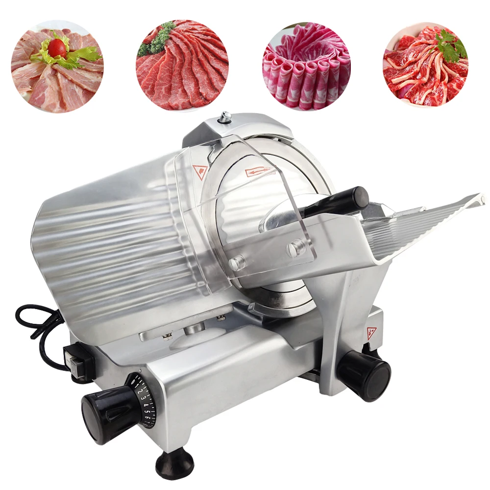 

Household Lamb Ham Cutter Semi-automatic Meat Slicer Stainless Steel Cutting Machine for Vegetable Bread Beef