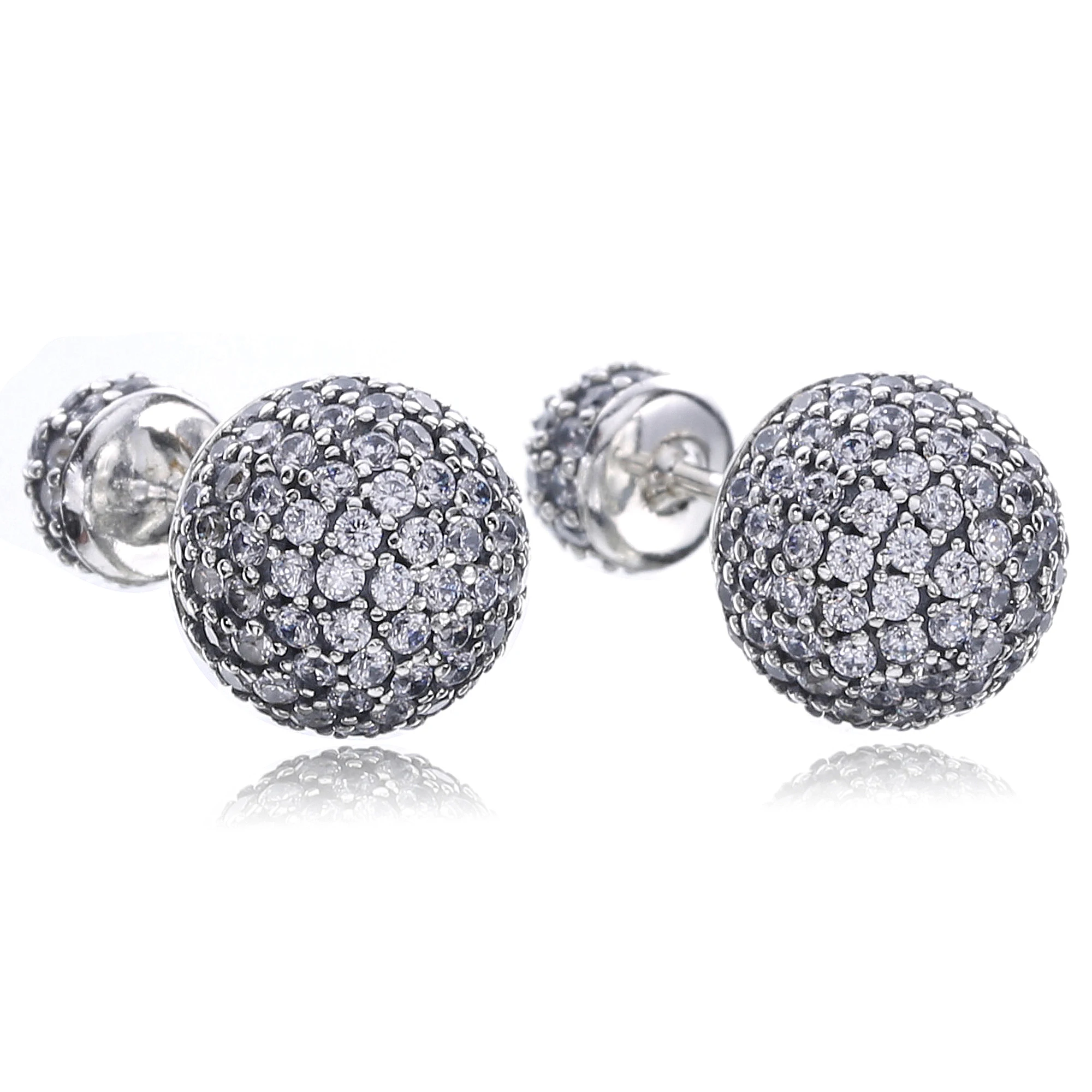 Ajax 925 Sterling Silver Original Charm Shines With High Quality Luxury Jewelry Elegant And Simple Earrings As The Best Gift For