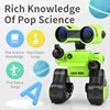 Intelligent Wireless Control Touch Induction RC Robot Model 2.4G Recording Programming Interaction Dancing Delivery Robot Toy 4