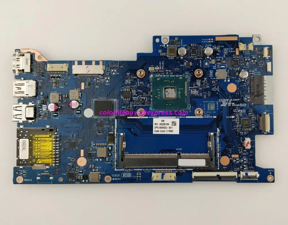 Оригинальная материнская плата 908423-601 908423-001 для ЦП HP Stream x360 Convertible 11-aa | Компьютеры