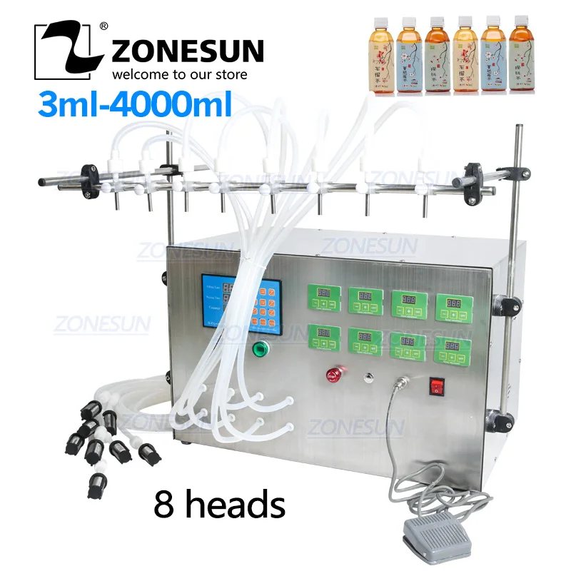 Электрический насос ZONESUN с цифровым управлением устройство для розлива жидкости