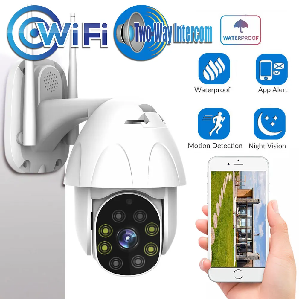 

5MP 3MP 1080P Wireless Security IP PTZ Camera Speed Dome CCTV Cameras Outdoor ONVIF Two Way Audio P2P Camera WIFI Camhi