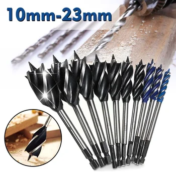 

10mm-32mm Twist Drill Bit Set Wood Fast Cut Auger Carpenter Joiner Tool Drill Bit For Wood Cut Suit for woodworking