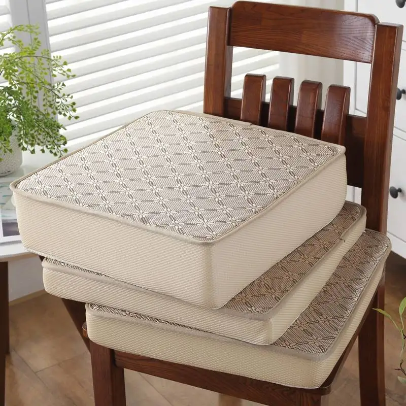 Coussin de siège en rotin épais | Éponge, coussin de siège de voiture, siège fesses de chaise, coussin de canapé, tabouret tapis pour salle à manger ► Photo 3/6